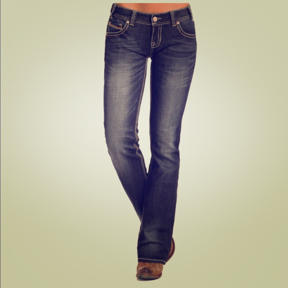 Rock and Roll Cowgirl low rise jeans